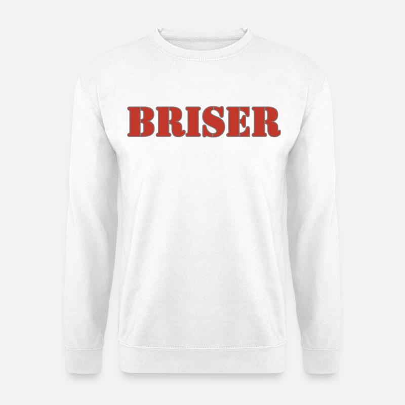 break - Unisex Sweatshirt - white