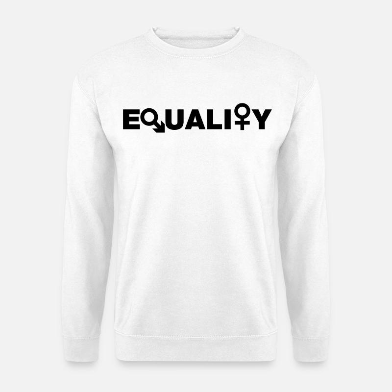Equality # - Unisex Sweatshirt - white