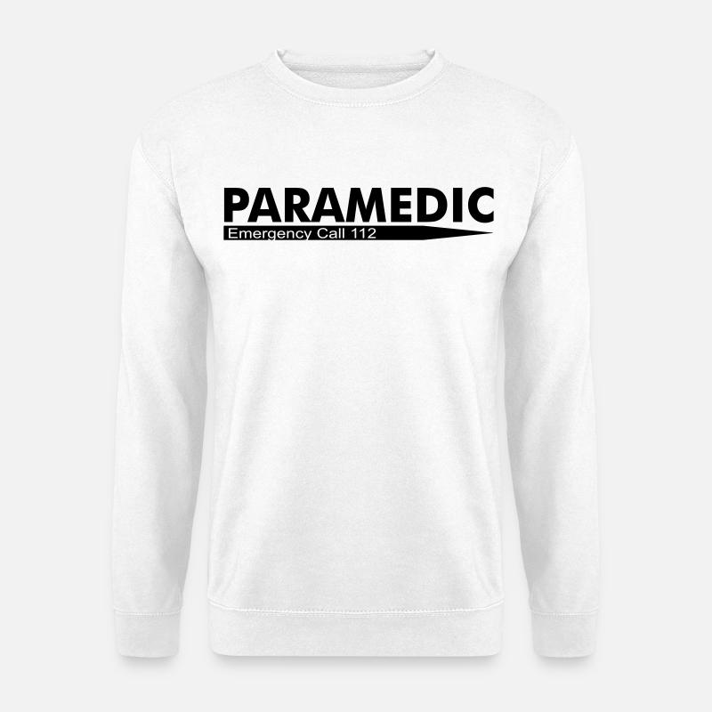 Paramedic Emergency Call 112 - Unisex Pullover - Weiß