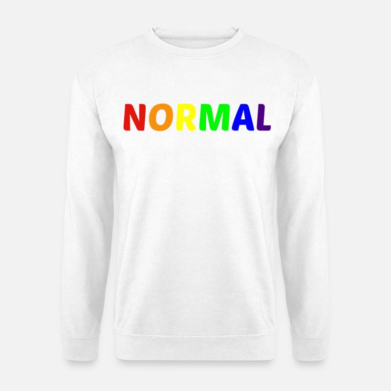 NORMAL - Unisex Pullover - Weiß