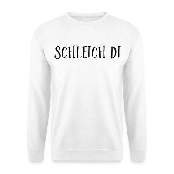 Dialekt bayrisch - Unisex Pullover - Weiß - Vorne