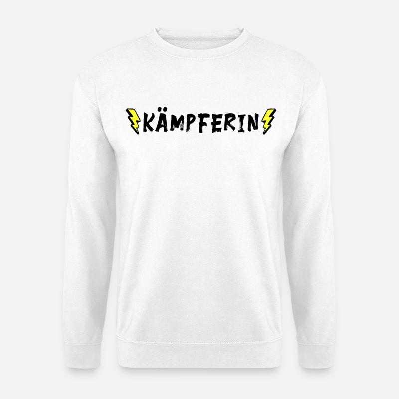 Kämpferin - Glücksbringer - Unisex Pullover - Weiß