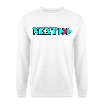 NEXT - Sweat-shirt Unisexe - blanc - Devant