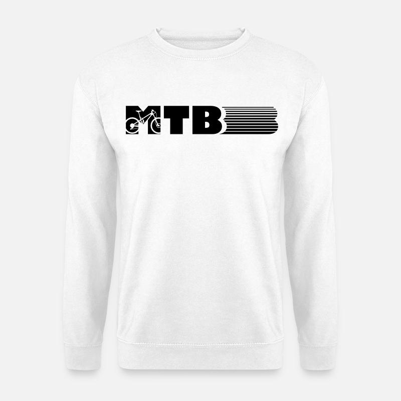 VTT design - Sweat-shirt Unisexe - blanc