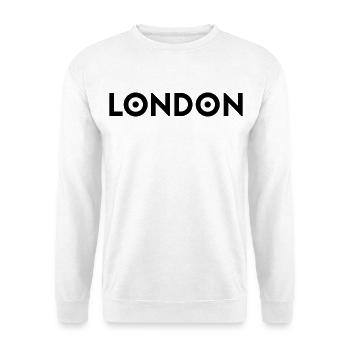 LONDON - Unisex Sweatshirt - white - Front