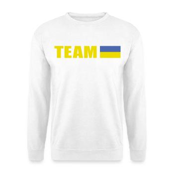 Support Team Ukraine - Unisex Sweatshirt - white - Front