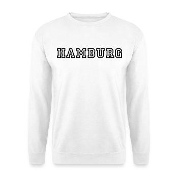 hamburg - Unisex Sweatshirt - white - Front