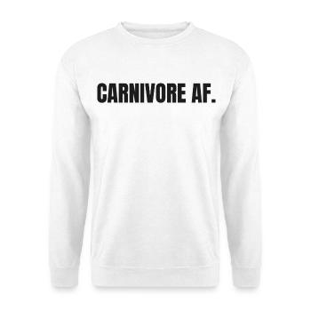 CARNIVORE | Carnivore T-Shirt | Bold Meat Lover - Unisex Pullover - Weiß - Vorne
