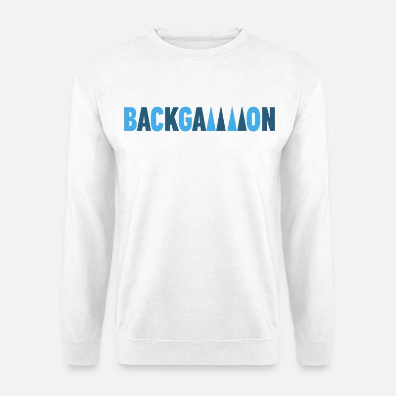 backgammon - Unisex Sweatshirt - white