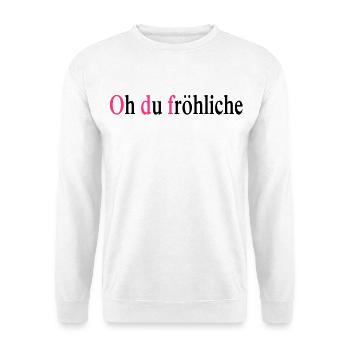 weihnachten - Unisex Pullover - Weiß - Vorne