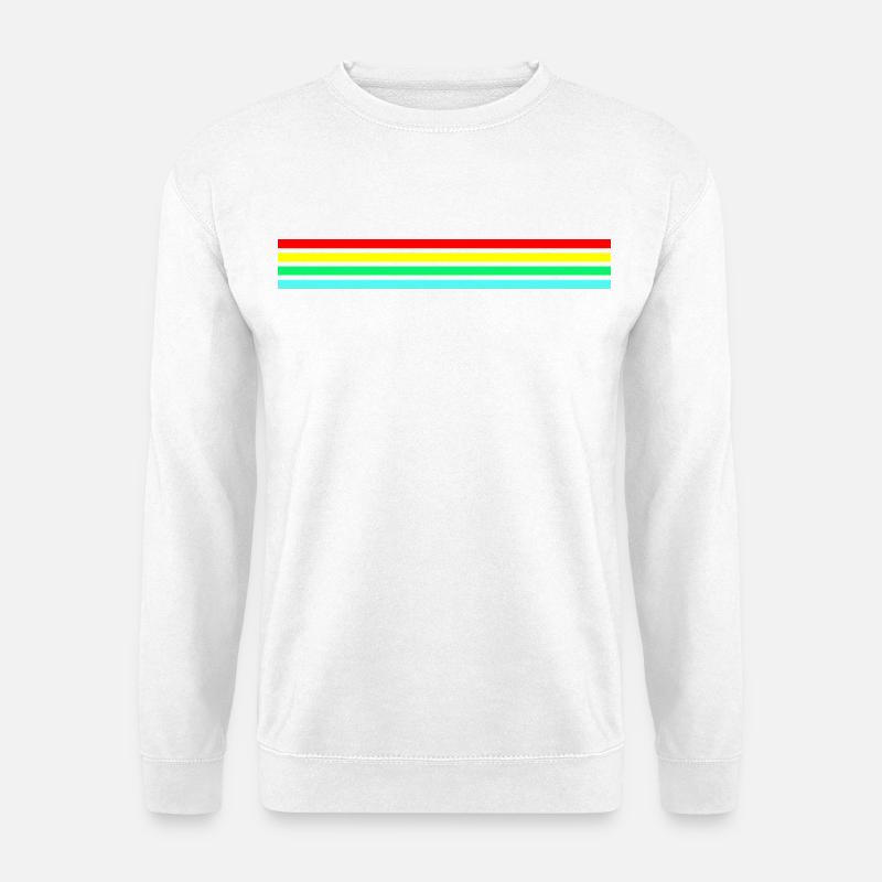 Retro Neon Friendly Raider - Unisex Sweatshirt - white