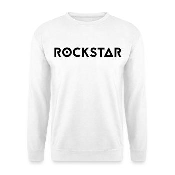 Paroles de rock star - Sweat-shirt Unisexe - blanc - Devant