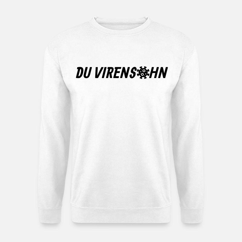 Fils d’un virus - Sweat-shirt Unisexe - blanc