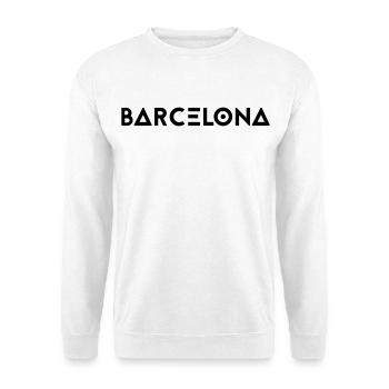 BARCELONA - Unisex Sweatshirt - white - Front