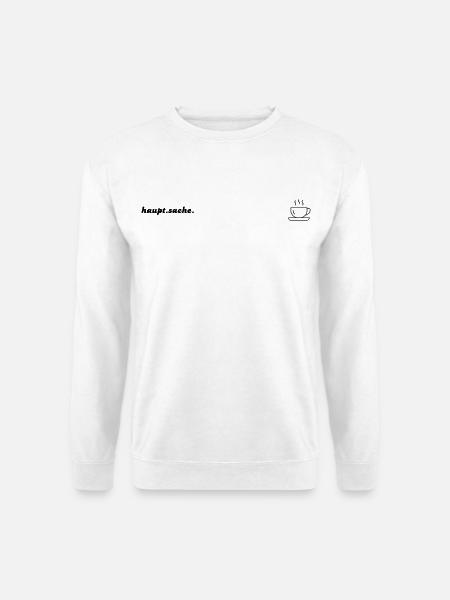 Café - Sweat-shirt Unisexe - blanc