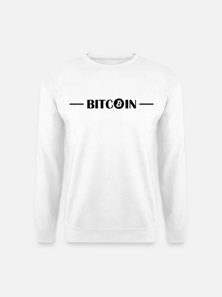 Bicoin und Crypto Design - Unisex Pullover - Weiß