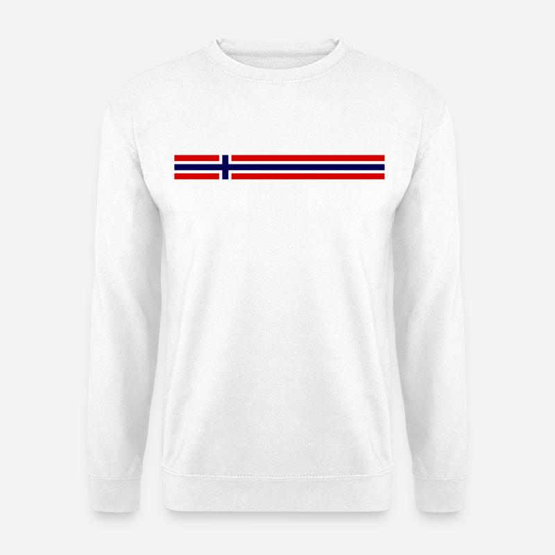 Norwegen Sport - Unisex Pullover - Weiß