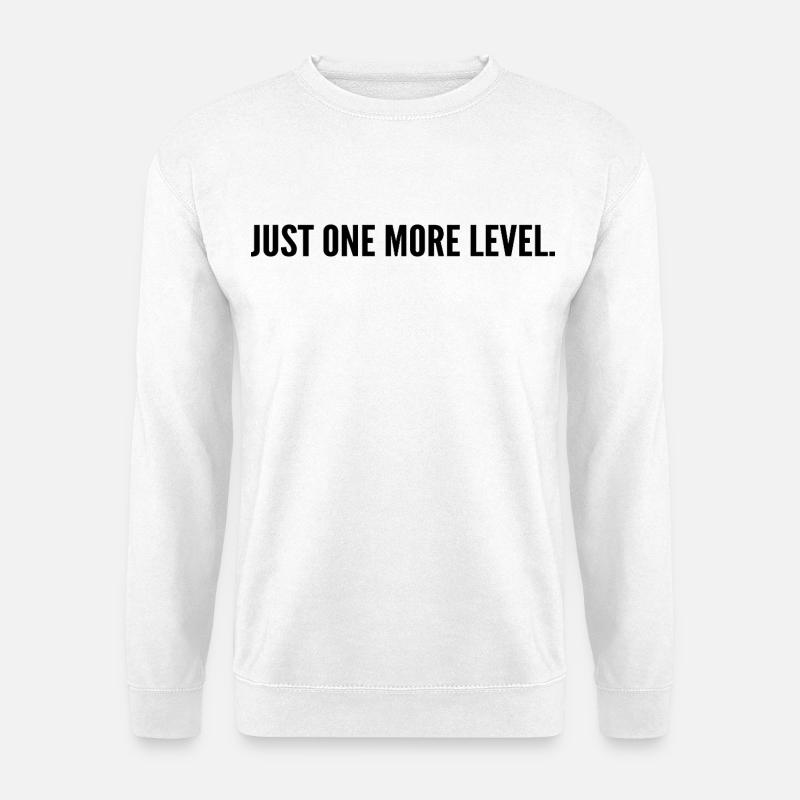Nur noch eine Ebene - Unisex Pullover - Weiß