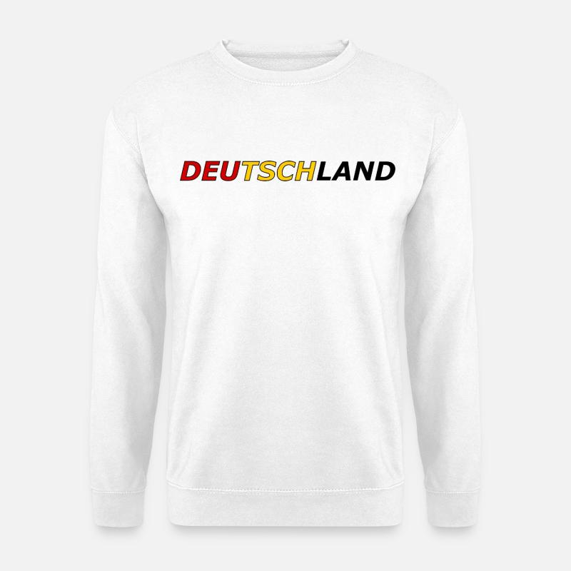 Deutsche Farben Fanshirt - Unisex Pullover - Weiß