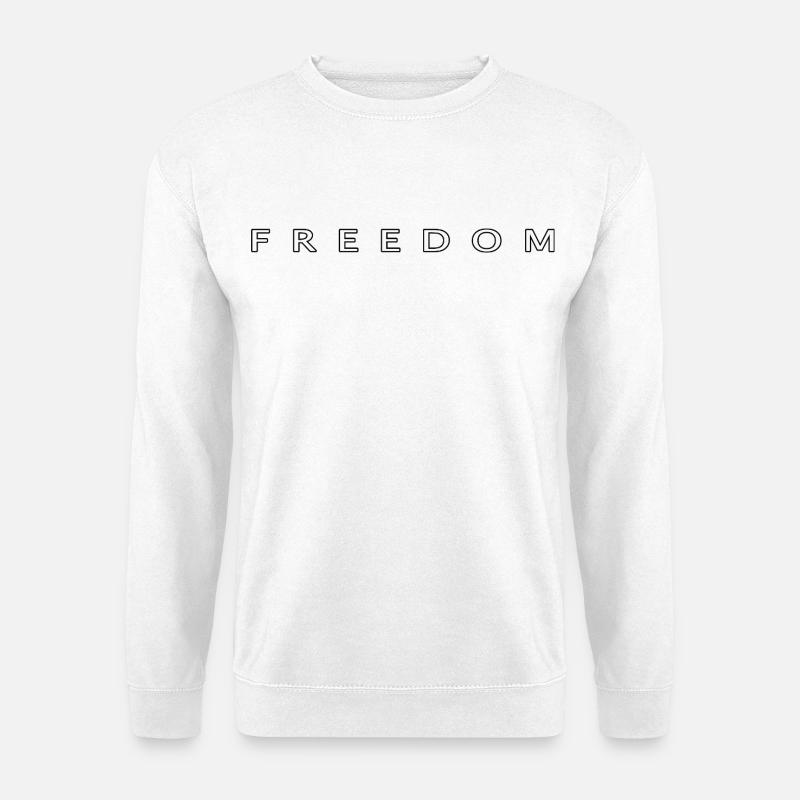 Freedom - Unisex Pullover - Weiß