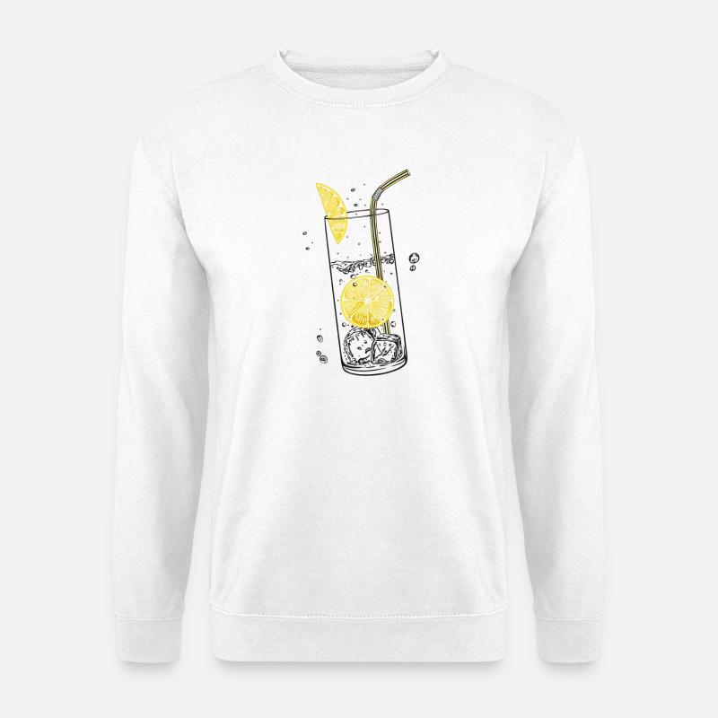 Zitronen Limonade Sommer Limo - Unisex Pullover - Weiß