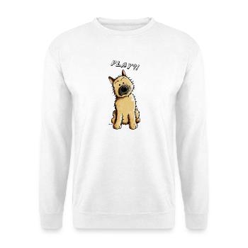Cairn Terrier Play - Unisex Pullover - Weiß - Vorne
