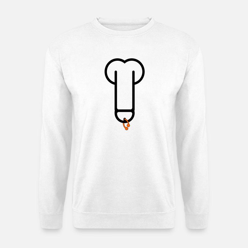 pierceddick2 - Unisex Sweatshirt - white