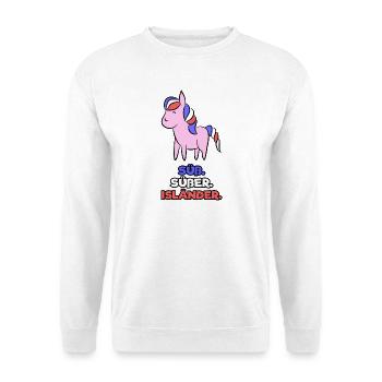 Islandponys Pony Pferde Islandpferde Statement - Unisex Pullover - Weiß - Vorne