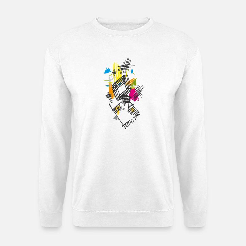 Art Abstract - Unisex Sweatshirt - white