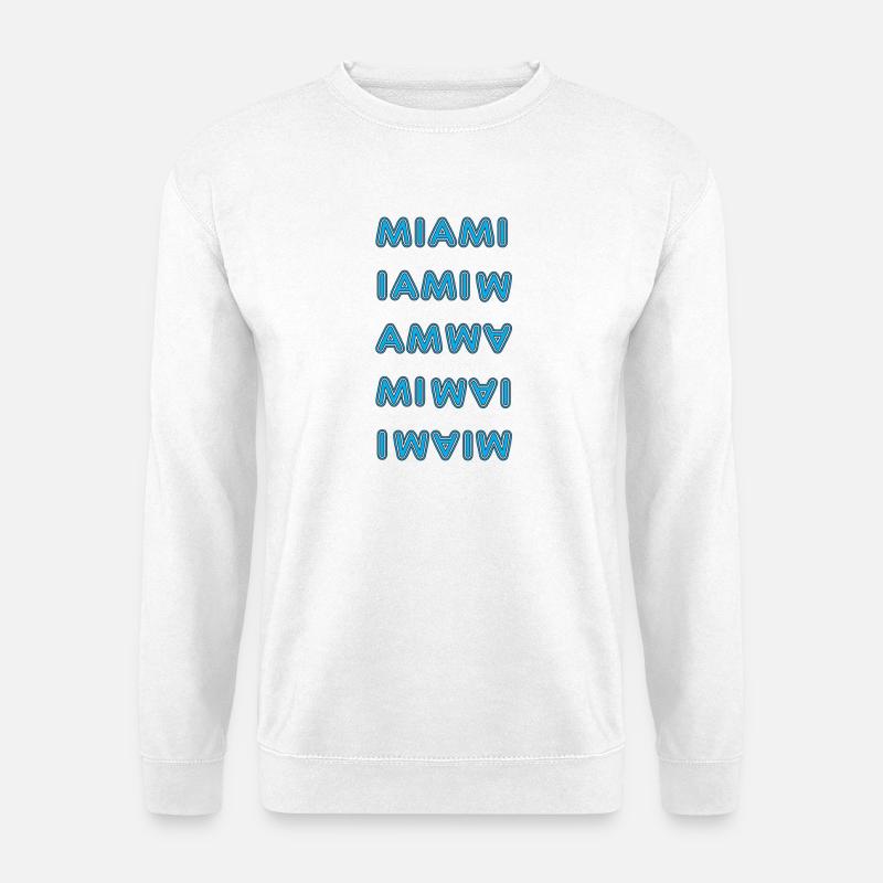 Miami Blue - Unisex Sweatshirt - white