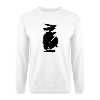 Goutte d’essuie-glace de peinture - Sweat-shirt Unisexe - blanc - Devant