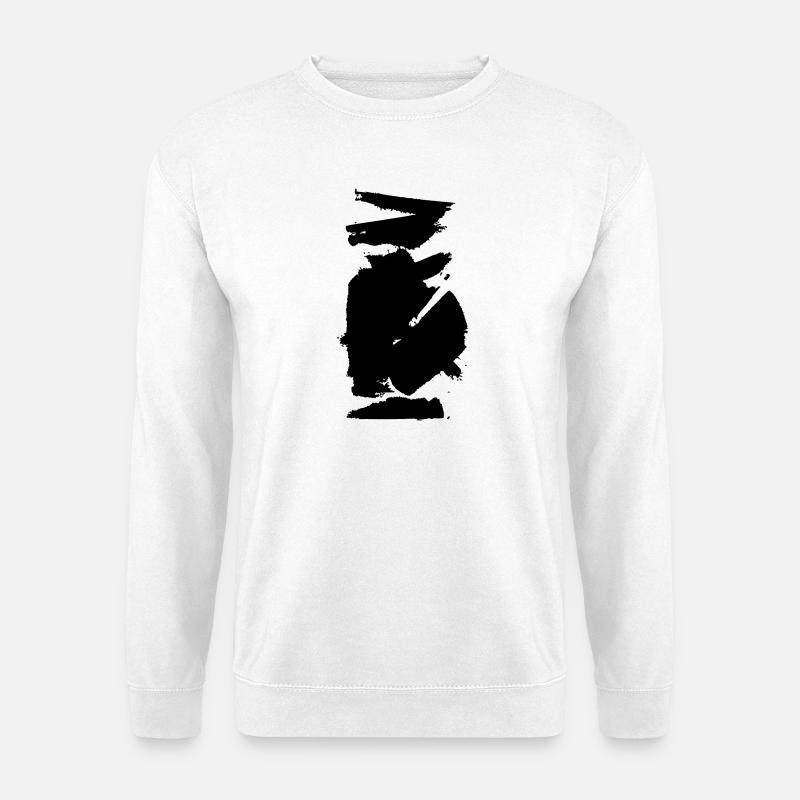Paint wiper blob - Unisex Sweatshirt - white