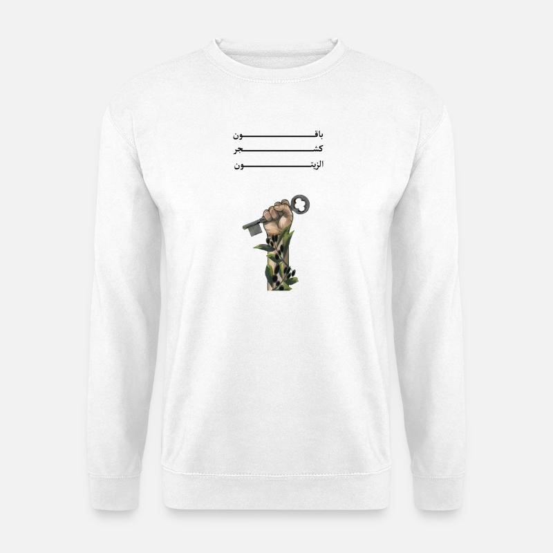 Solid like Oliven trees - Unisex Sweatshirt - white