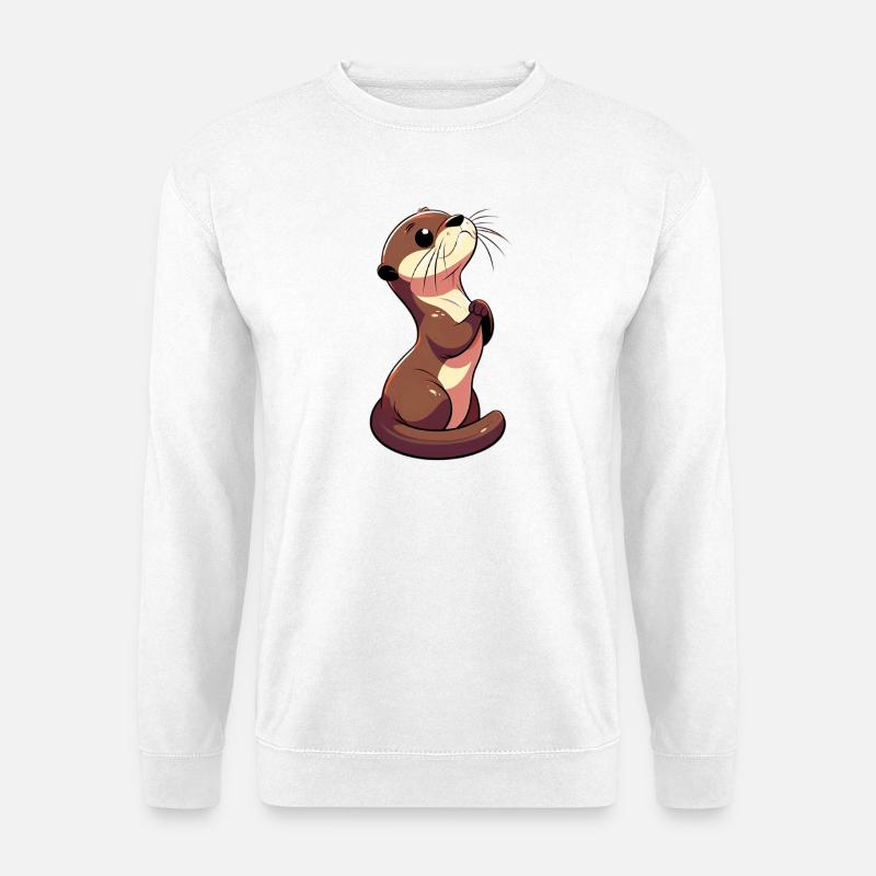 Otter - Unisex Pullover - Weiß