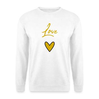 PAAR. GERADE VERHEIRATET. Junggesellinnenabschied. VALENTINSTAG. LIEBE. - Unisex Pullover - Weiß - Vorne