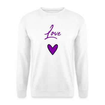 MOTHER'S DAY. HAPPY MOTHER'S DAY. MOM - Unisex Sweatshirt - white - Front