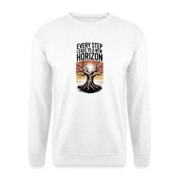Randonnée - Promenez-vous là où le Wi-Fi est faible - Sweat-shirt Unisexe - blanc - Devant