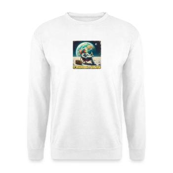Astronaute de la zone de détente - Sweat-shirt Unisexe - blanc - Devant