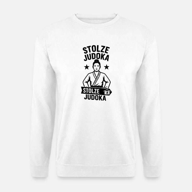 stolze judoka - Unisex Pullover - Weiß