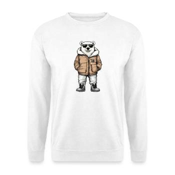 Polar Bear Cool Winter - Unisex Sweatshirt - white - Front