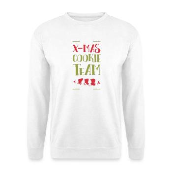 L’équipe des biscuits de Noël - Sweat-shirt Unisexe - blanc - Devant