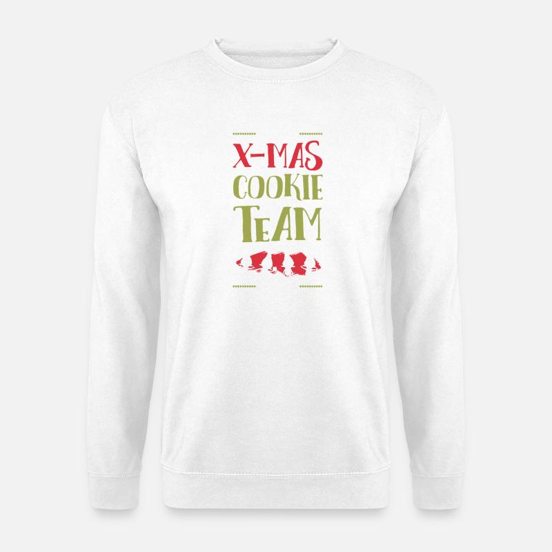 X-Mas Kekse Team - Unisex Pullover - Weiß