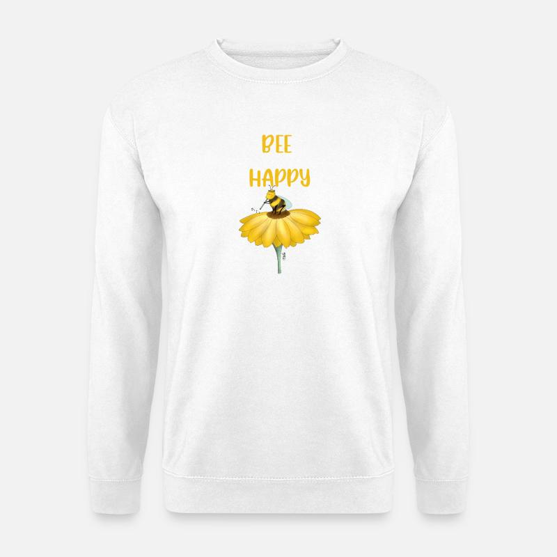 ABEILLE_HAPPY - Unisex Pullover - Weiß