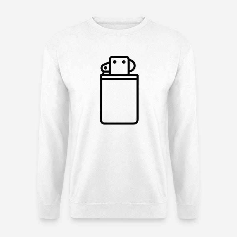 lighter - Unisex Sweatshirt - white