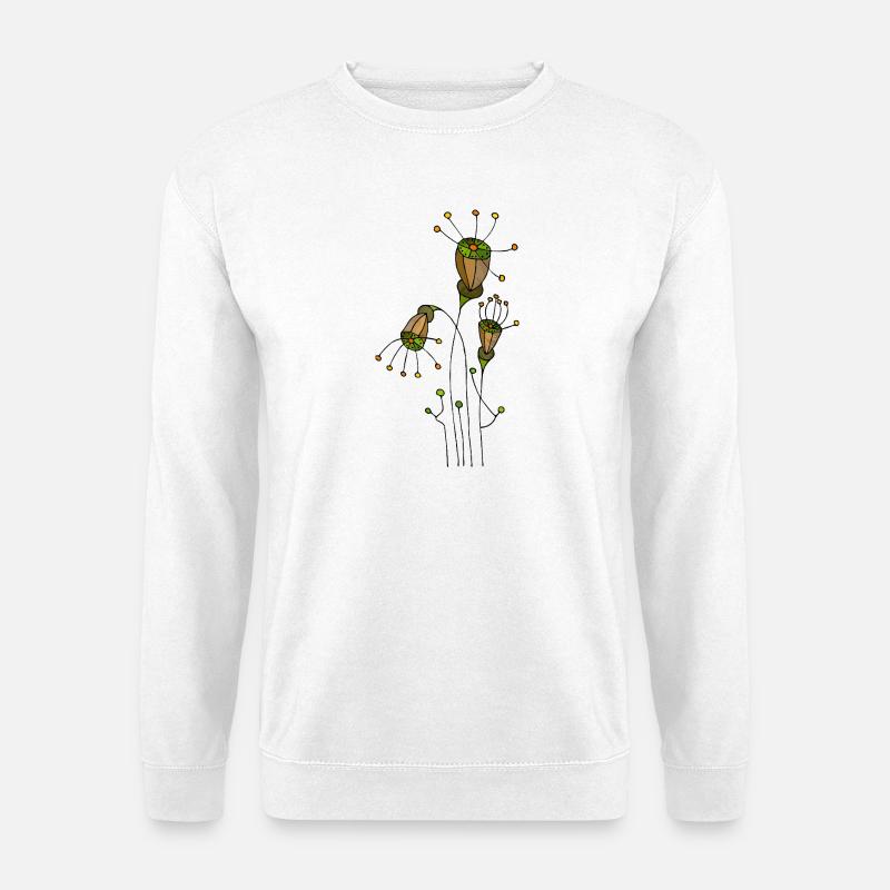 Blumen - Unisex Pullover - Weiß