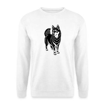 Alaska Klee Kai - Unisex Pullover - Weiß - Vorne