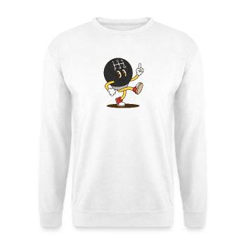 Shift Button Hero Dancing - Unisex Sweatshirt - white - Front
