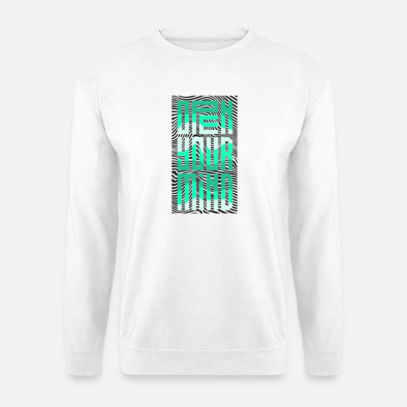 Öffne deinen Geist - Unisex Pullover - Weiß