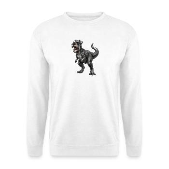 Schnauzer T - REX - Unisex Sweatshirt - white - Front