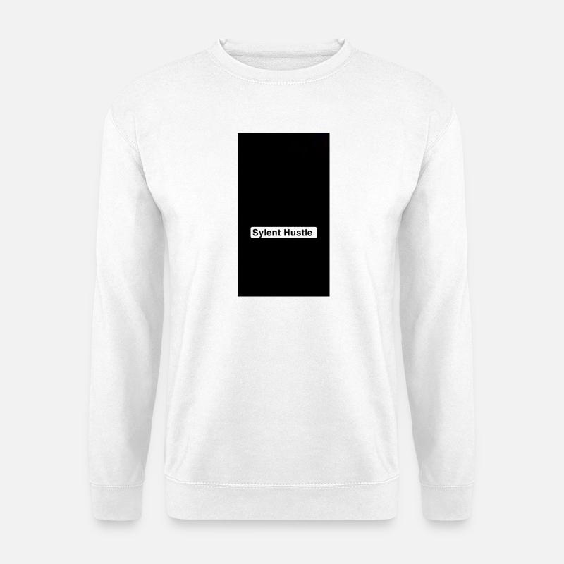 Sylent Hustle Noir Monochrome Tee - Unisex Pullover - Weiß